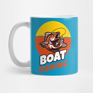 Boat Fishing Mug